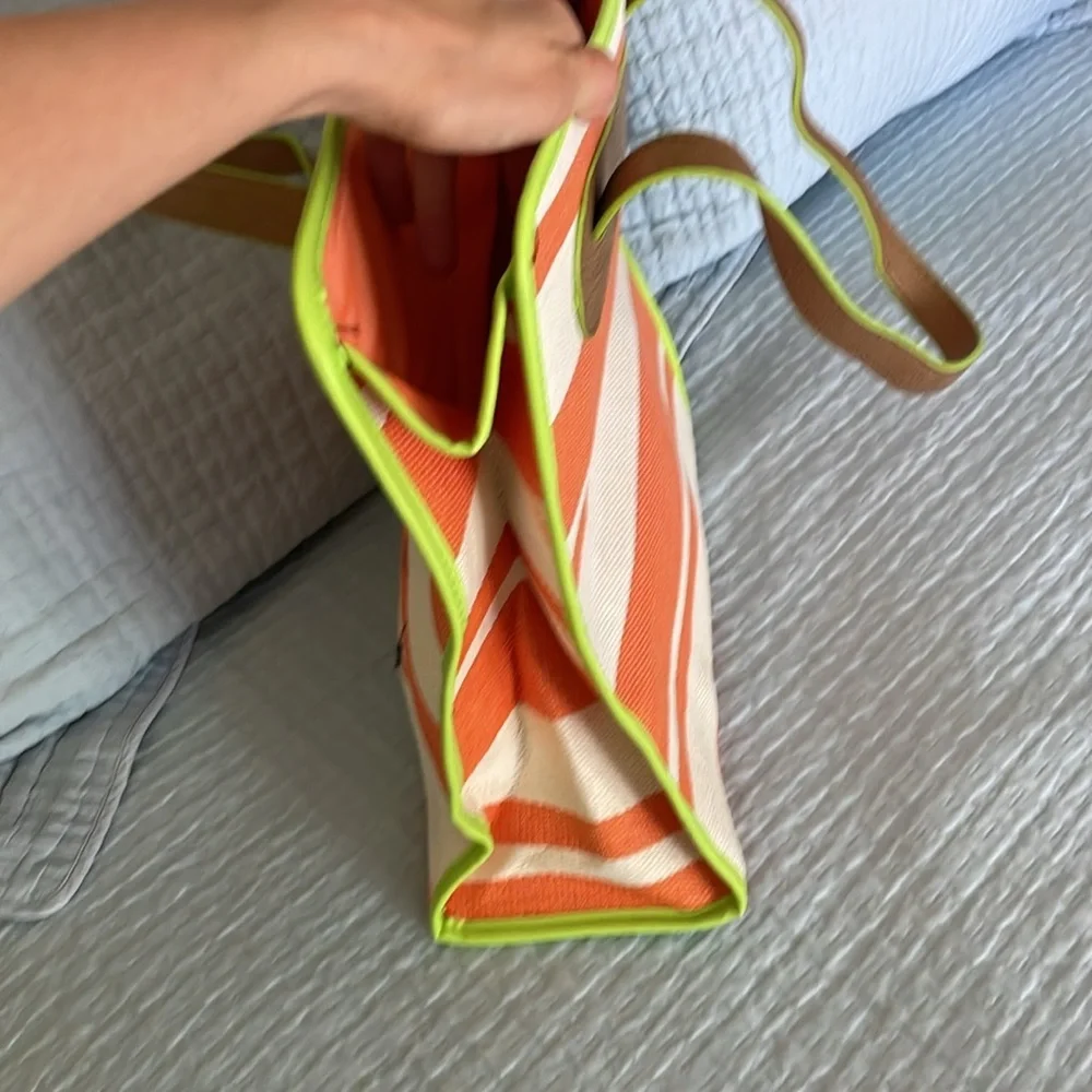 NWOT Neiman Marcus Vintage Striped Tote Bag